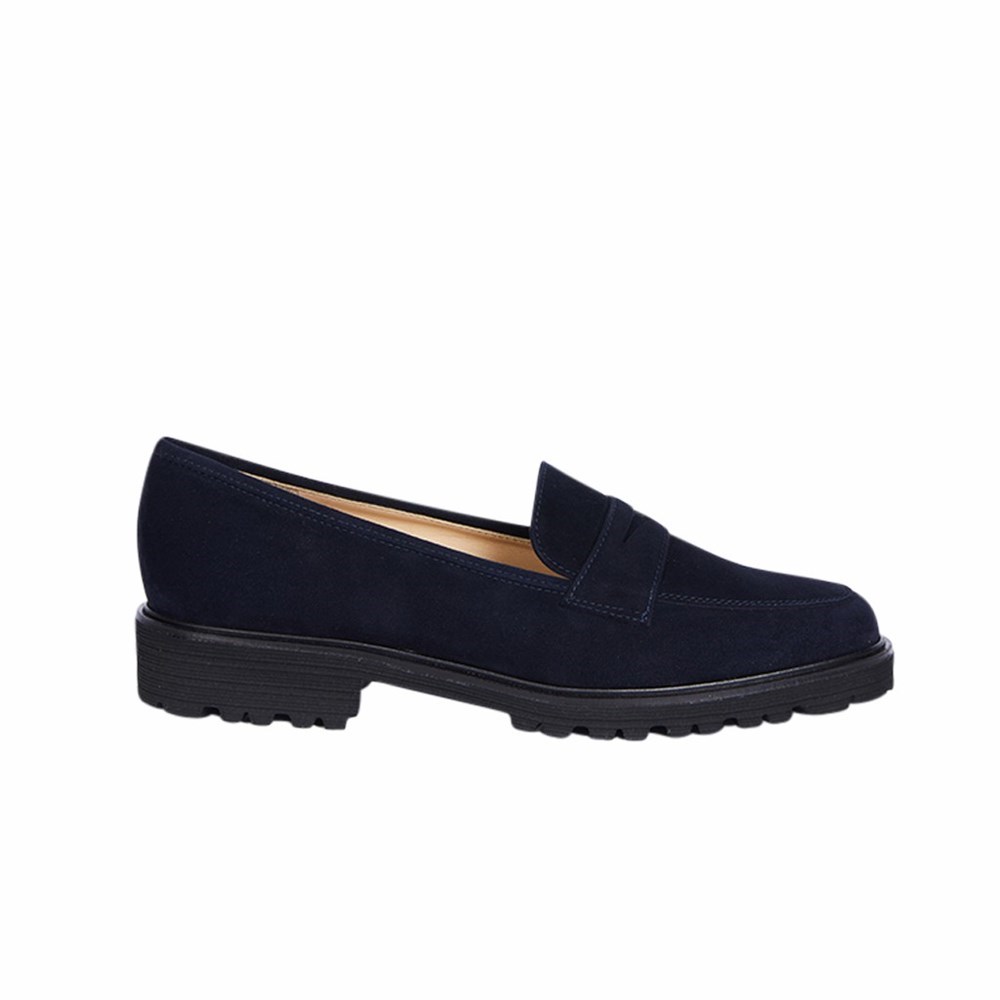 Bleu Femme Chaussures Plates Brunate Sport Extra Light Loafer | LZU-87879278