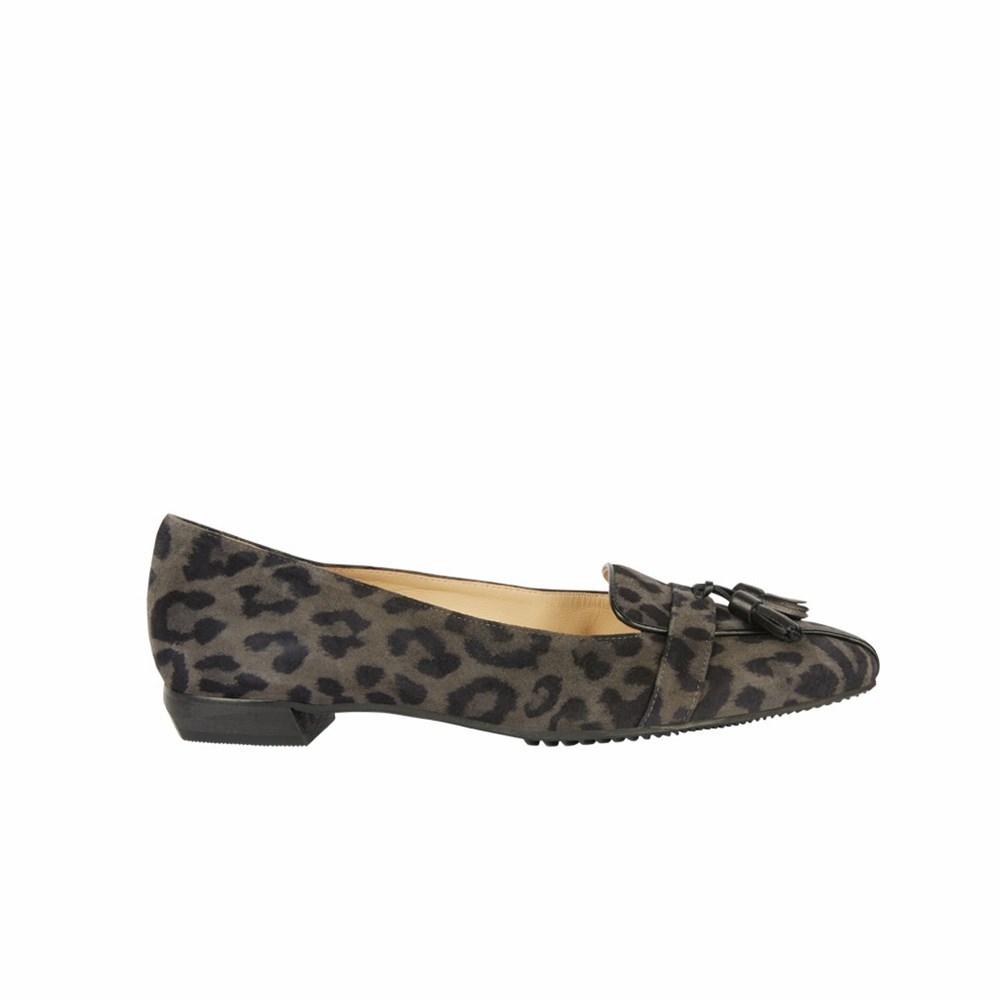 Leopard Femme Chaussures Plates Brunate Chaussons | UTB-64232889