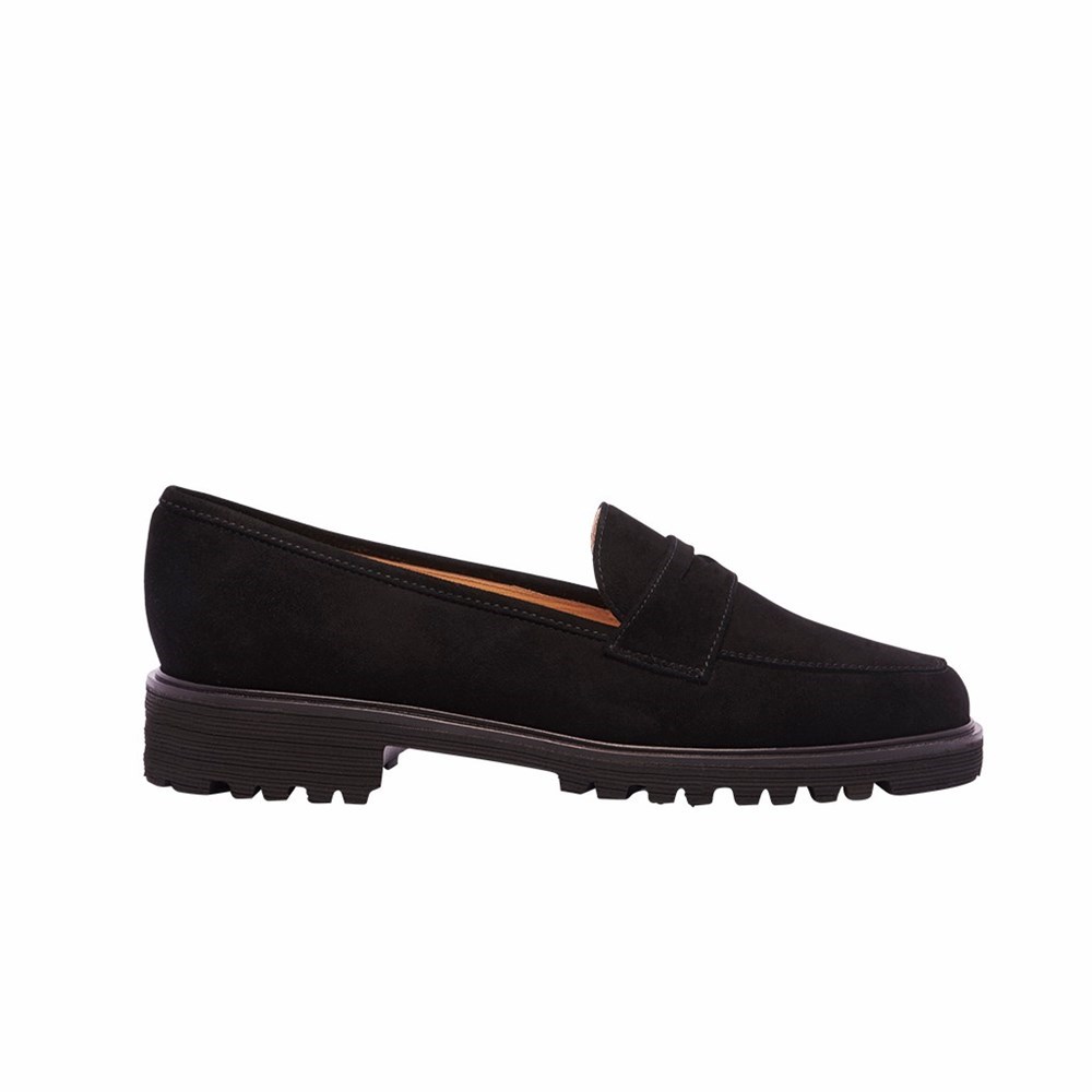 Noir Femme Chaussures Plates Brunate Sport Extralight Loafer | CEL-40463908