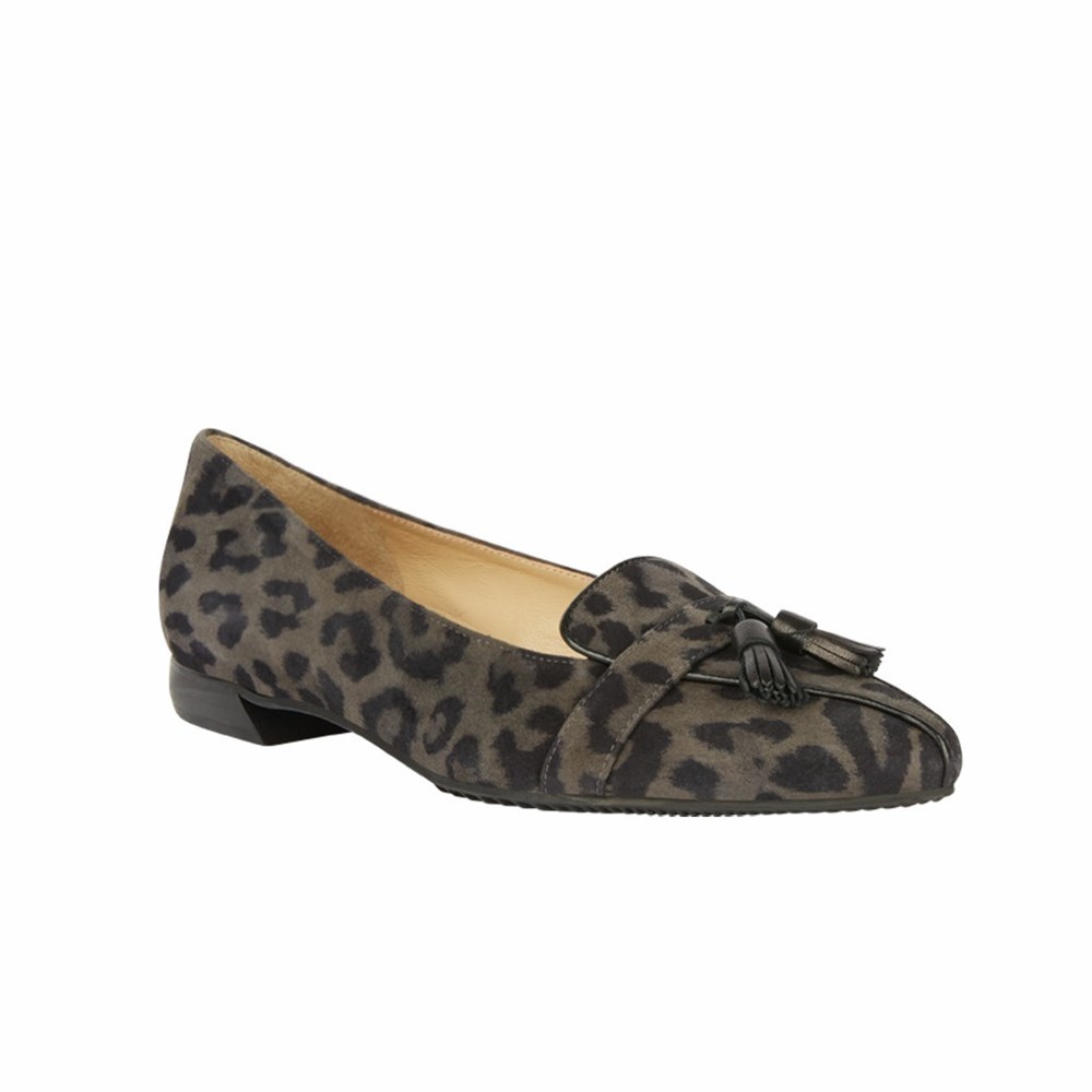 Leopard Femme Chaussures Plates Brunate Chaussons | UTB-64232889