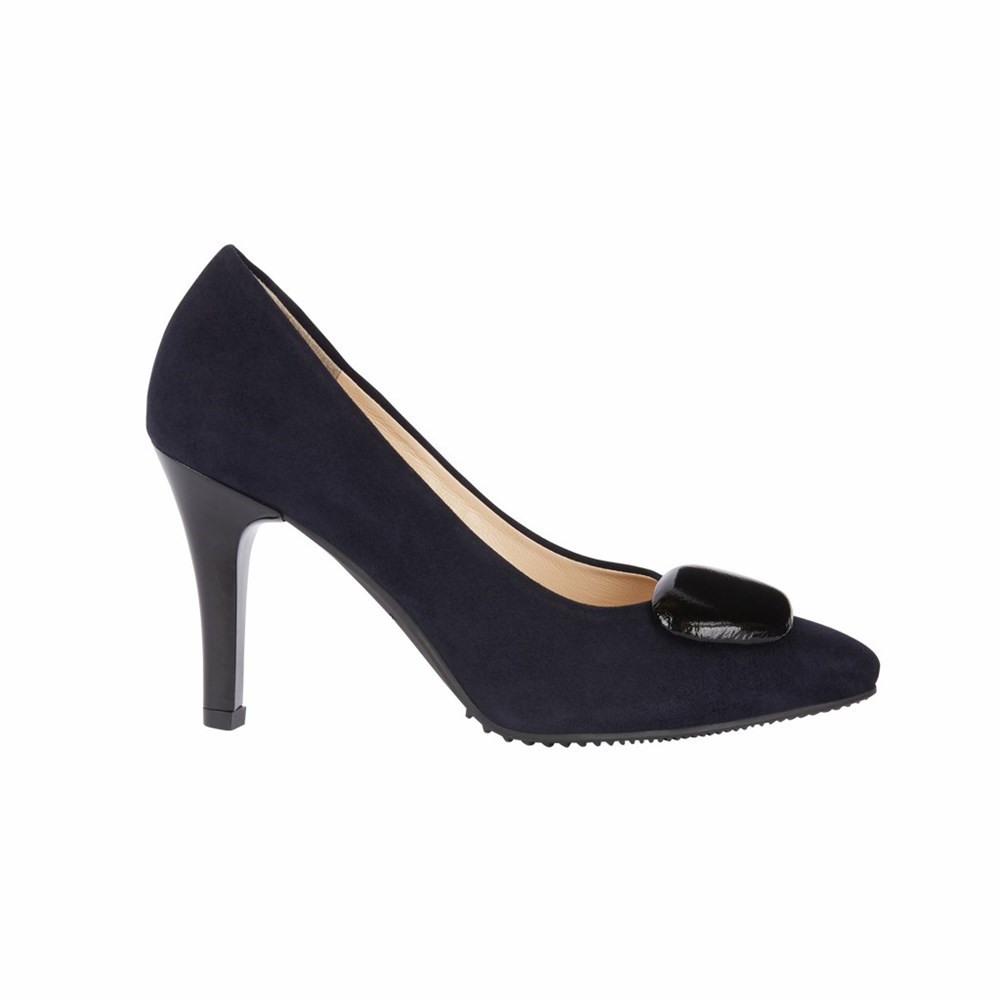 Noir Femme Escarpins Brunate Botton Accessory | FEY-62432642