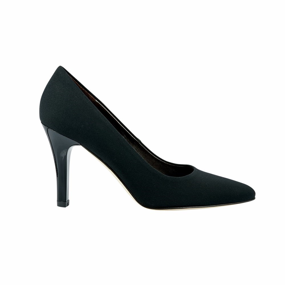 Noir Femme Escarpins Brunate Lacquered Heel | AAM-65508600