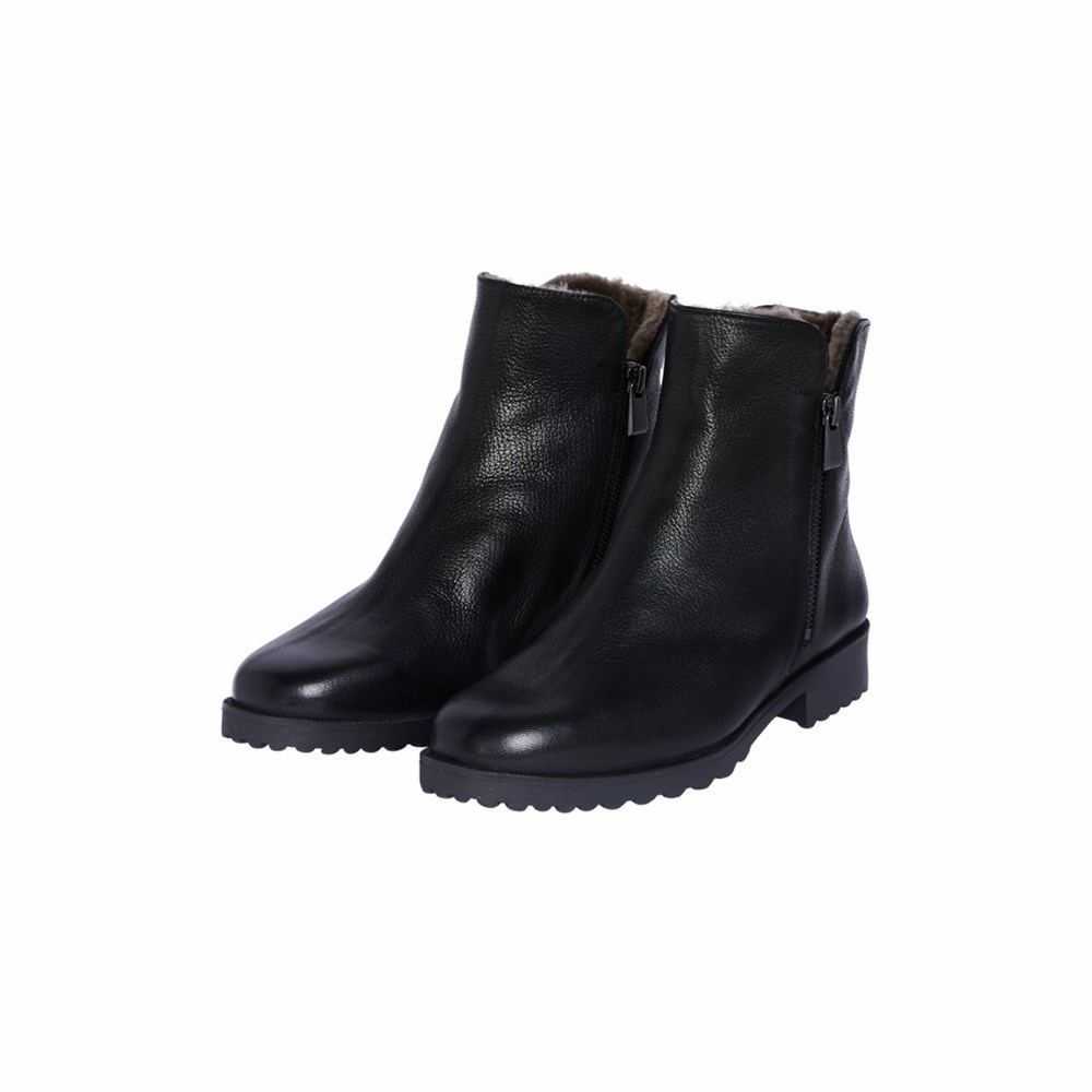 Noir Femme Bottines Brunate Zippers | VSJ-19392415