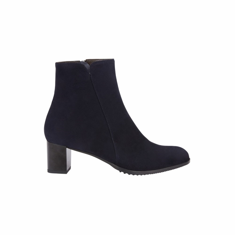 Bleu Marine Femme Bottines Brunate Daily Chic | DQU-15548231