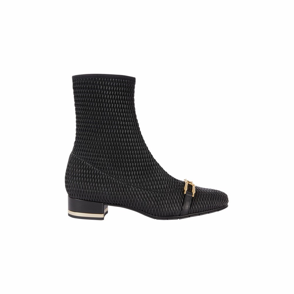 Noir Femme Bottines Brunate Stretch Materiel | RZY-00488895