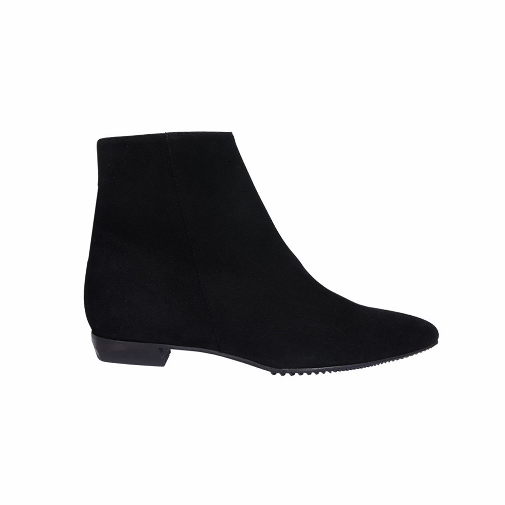 Noir Femme Bottines Brunate Pointy | HKO-57601001