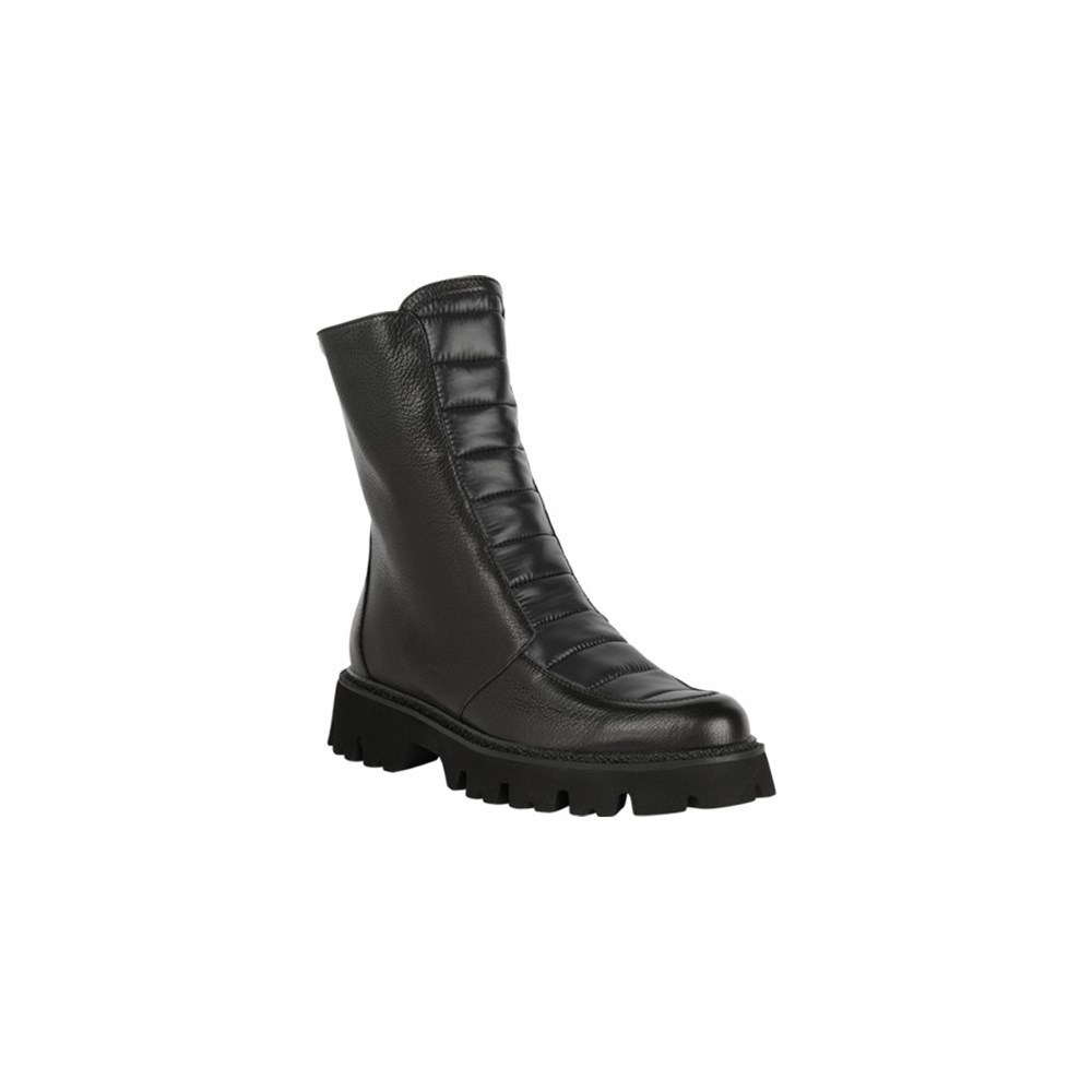 Noir Femme Bottines Brunate Matelassé | XJW-70252308