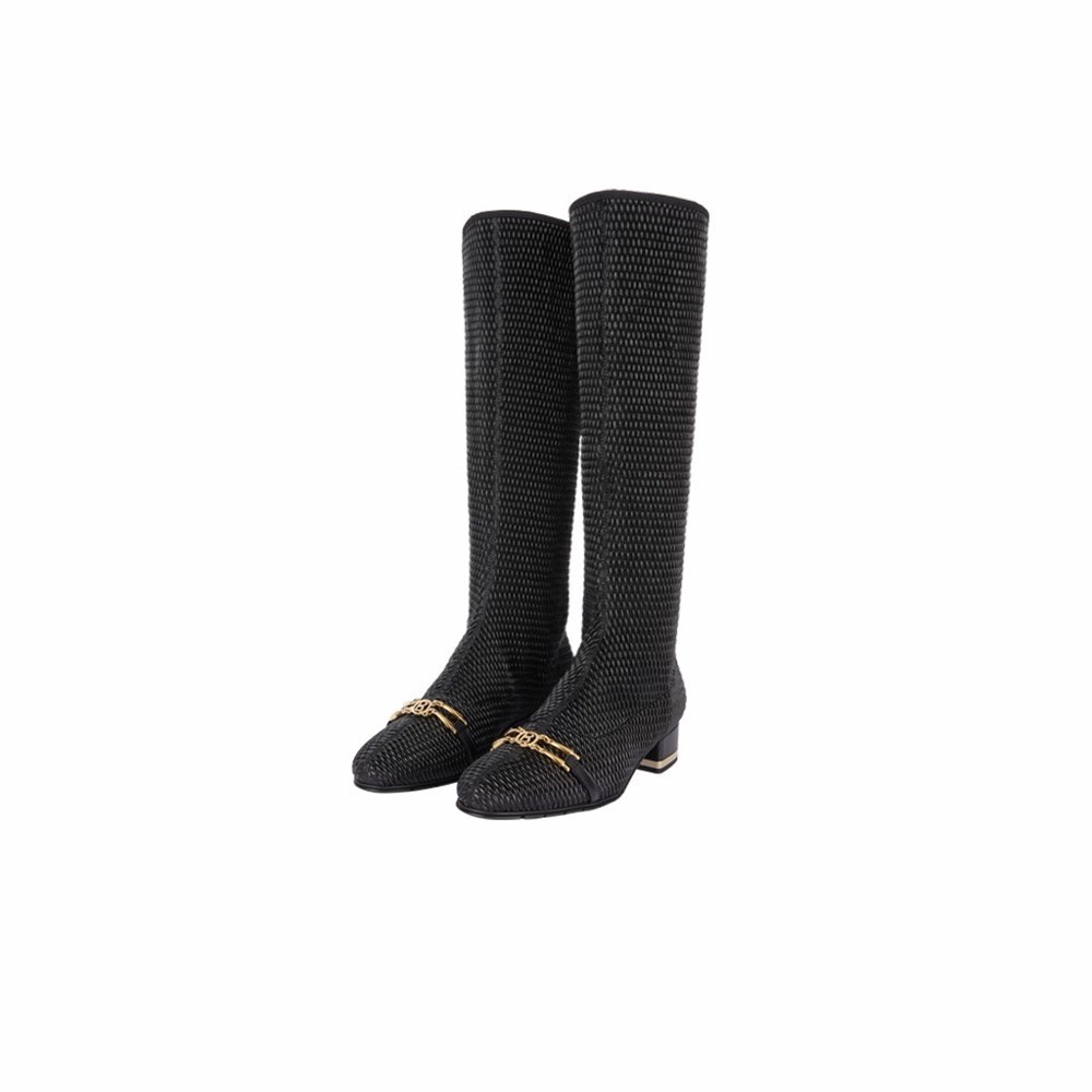 Noir Femme Bottes Hautes Brunate Stretch Materiel | PDI-83427362